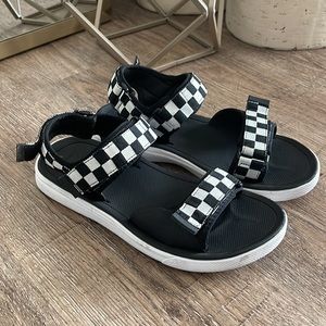 Vans Ultra Range Tri Lock Checker Sandals